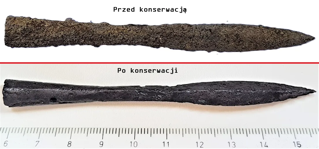 grot przed i po konserwacji